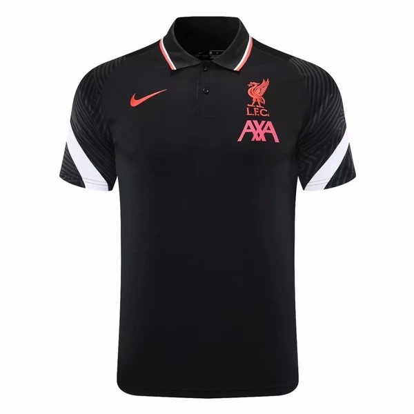 Polo Liverpool 2020-21 Negro Blanco